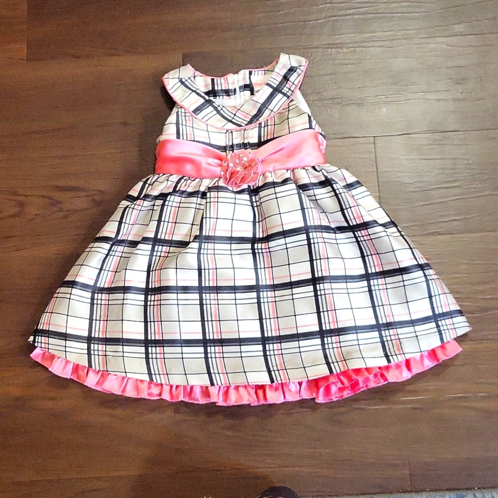 Pink Plaid Nannette Dress. 18 months.